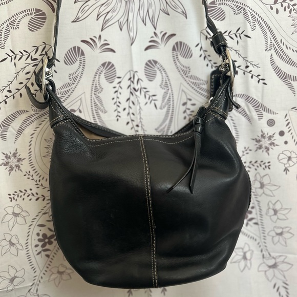 Coach Vintage Bleecker Tattersall Vachetta Duffle Bucket crossbody - Picture 3 of 13